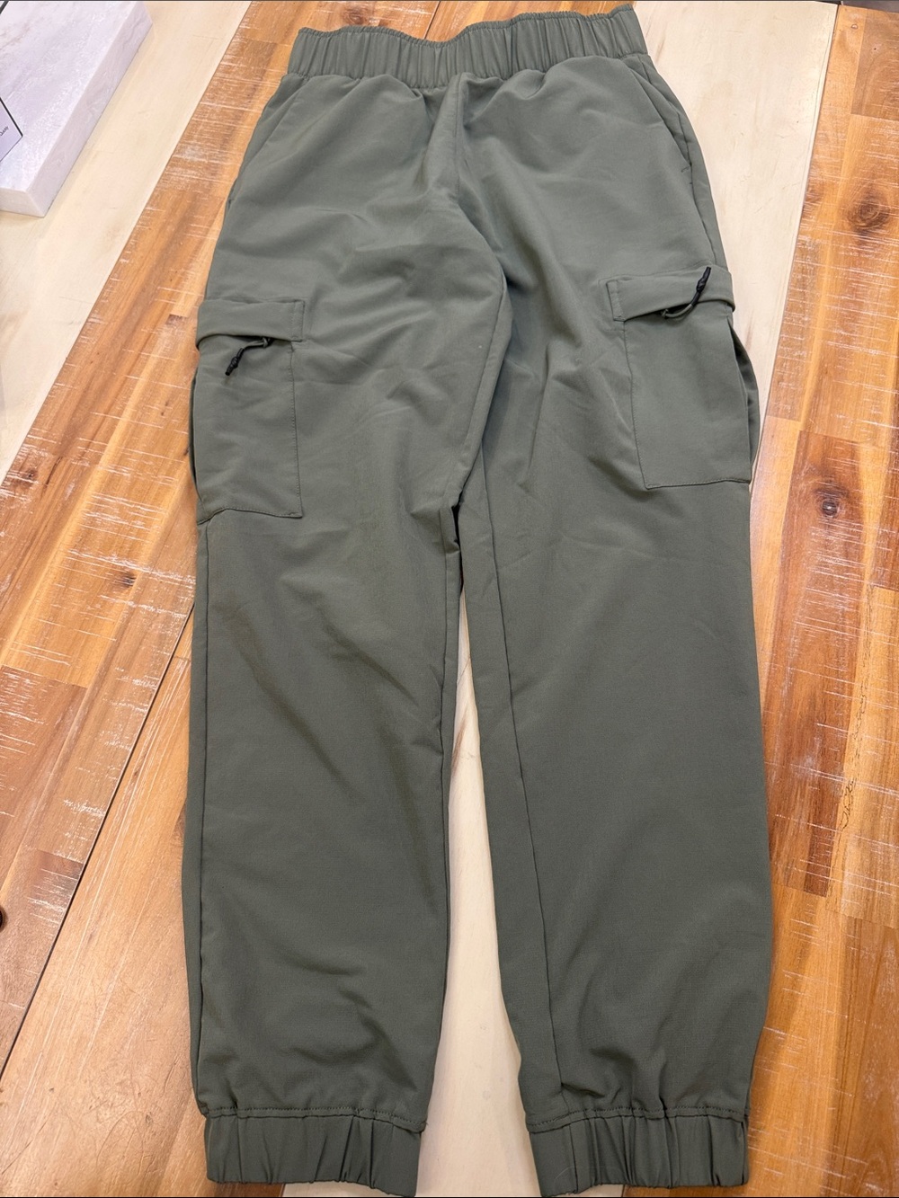 Mondetta Men's Olive Cargo Joggers with Elastic Ankles